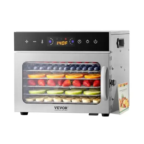 vevor dörrautomat 6 edelstahlschalen