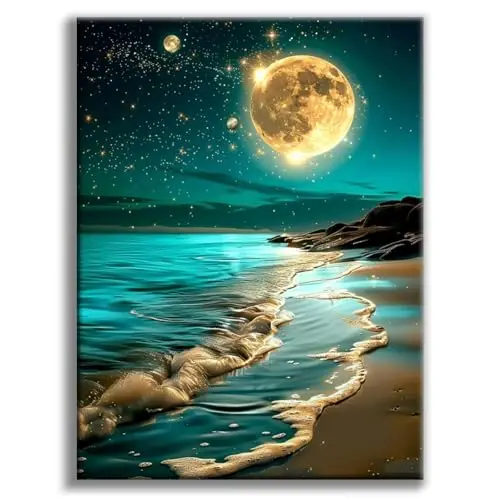 offito art strand mond 5d diamond