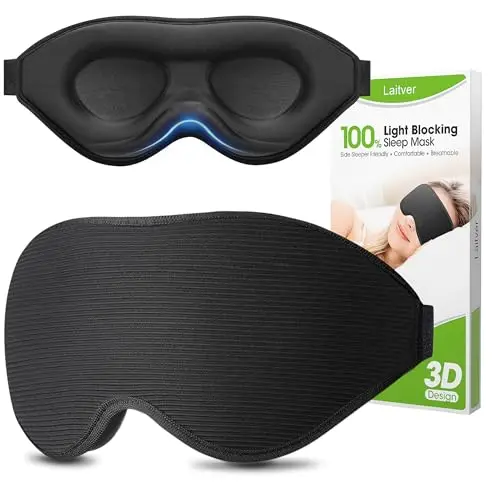 Laitver L2800 3D Schlafmaske für Seitenschläfer
