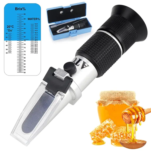 rierousy 3-in-1 refraktometer honig