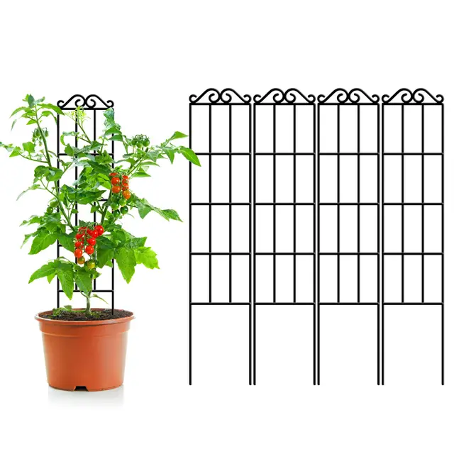 arifaro metall-gartenspalier 95cm