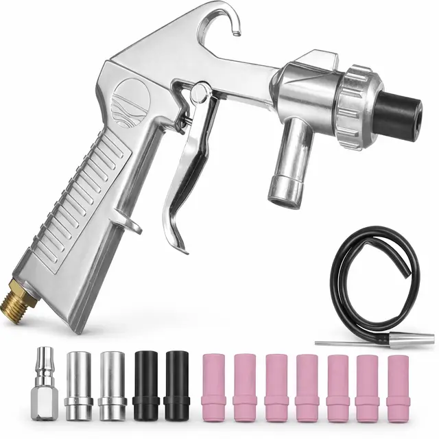 Sandstrahlpistole Druckluft Set