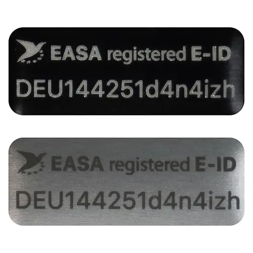 Roboterwerk Flying-Drone e-ID Plakette