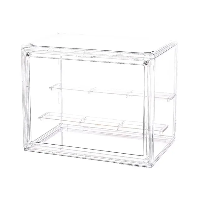 heavenlife Acryl-Vitrine Schaukasten mit Magnettür 2-stufig