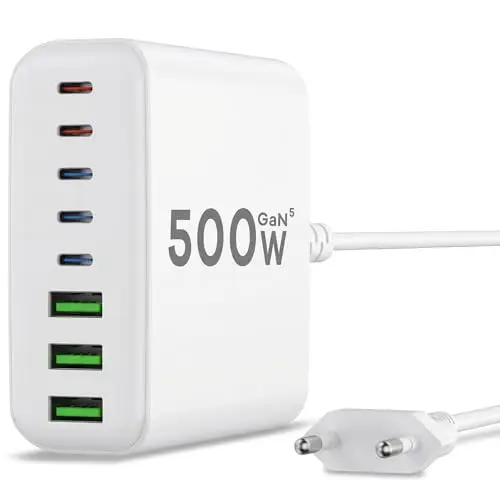 Sopxpvp 500W 8-Port USB-C Ladegerät