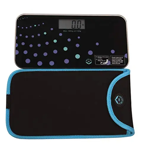 NewlineNY Trendy Welle mmini Personenwaage + Reise Schlupf