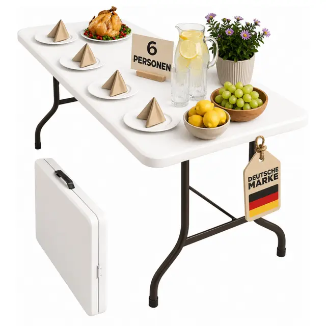 floordirekt akita klapptisch 183 cm