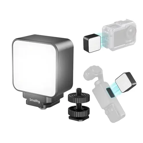 smallrig mini led videoleuchte actioncam
