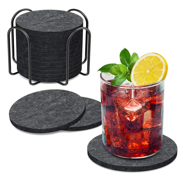 boenfu filz untersetzer 12er set 10cm