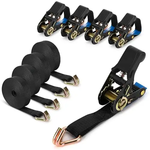 alitree spanngurt-set 4 teilig ratsche