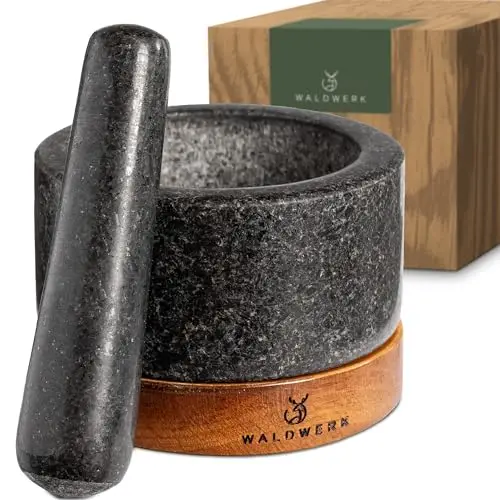 waldwerk mörser 12 cm granit mit stößel