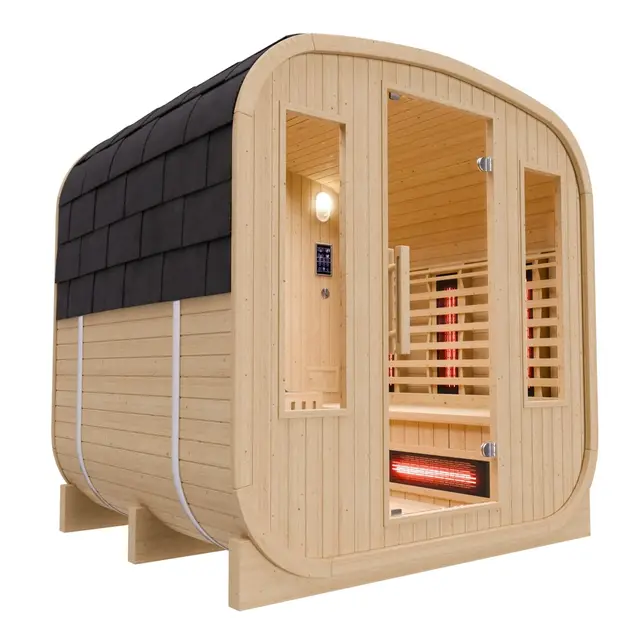 dewello richmond outdoor fasssauna cube