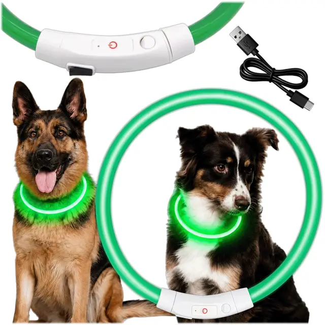 krumad led hundehalsband 70 cm