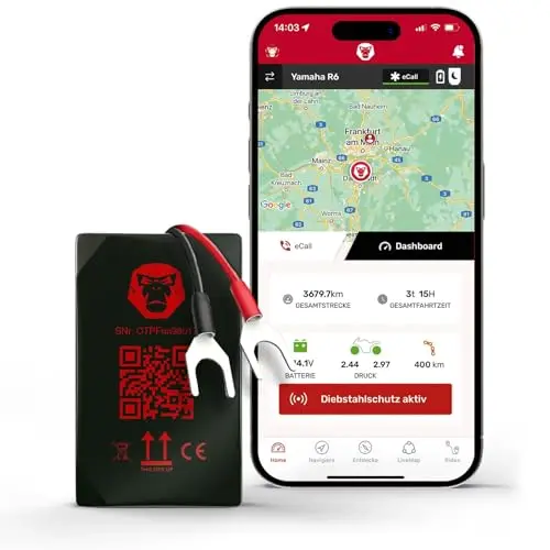 RideLink WingMan 4G Motorrad GPS Tracker