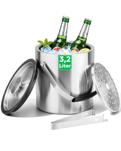 fire more 3,2l eiskübel edelstahl mit
