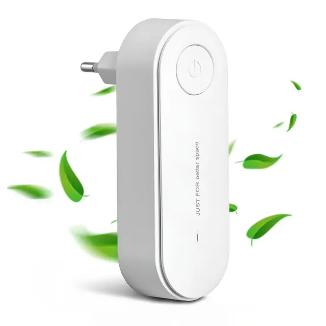 Luftreiniger Plug in Negativ Ionen Luftreinige Tragbarer Air Purifier IonizerGenerator Leiser Entfernt Effektiv Rauch, Gegen Partikel und Gerüche für Büro Zimmer Badezimmer Toilette Haustierzimmer Ki