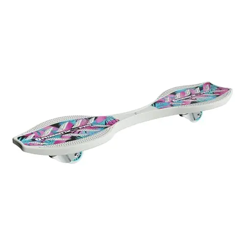 Razor RipStik Ripster Air Pro Waveboard - Kompaktes leichtes Caster Board für 8+ Jahre, unterstützt Fahrer bis zu 100KG (220Lbs) - Sonderausgabe Weiß