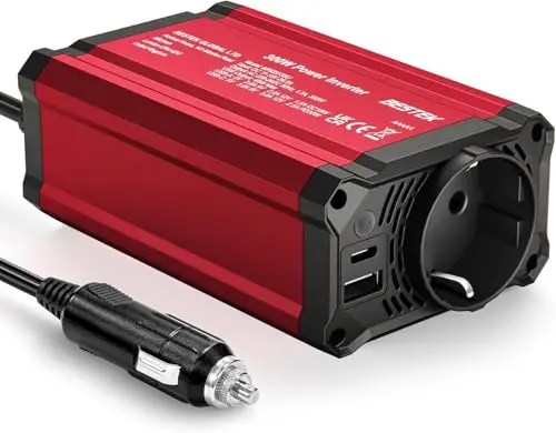BESTEK 300W Wechselrichter 12V auf 230V (MRI2513BU)