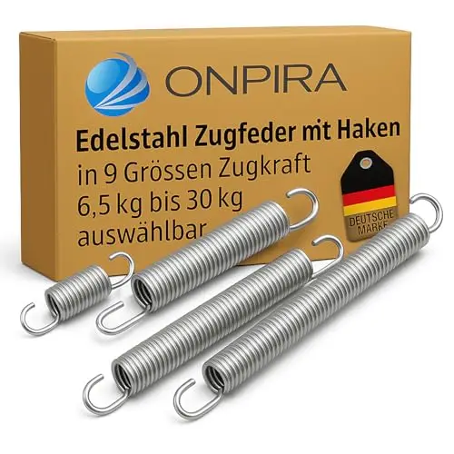 ONPIRA Zugfeder Edelstahl