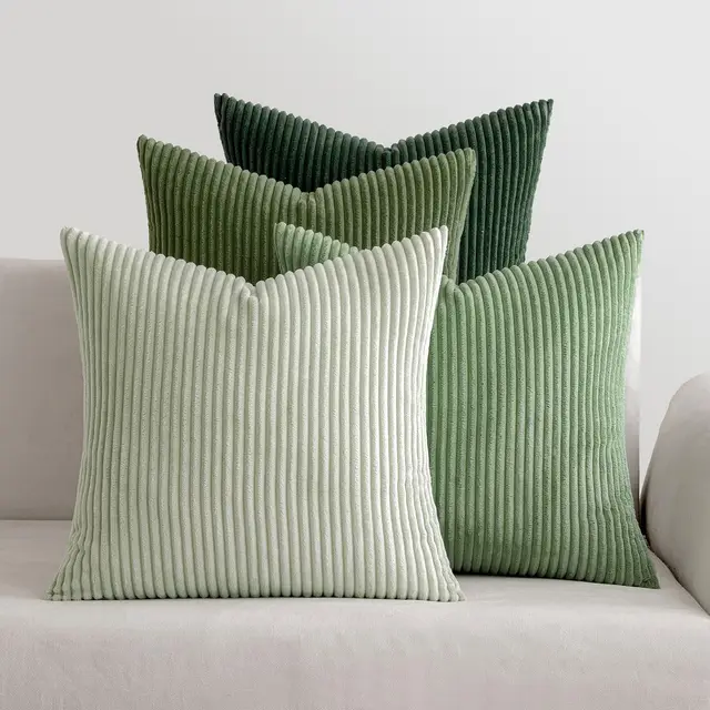 miulee kissenbezug 40x40 4er set
