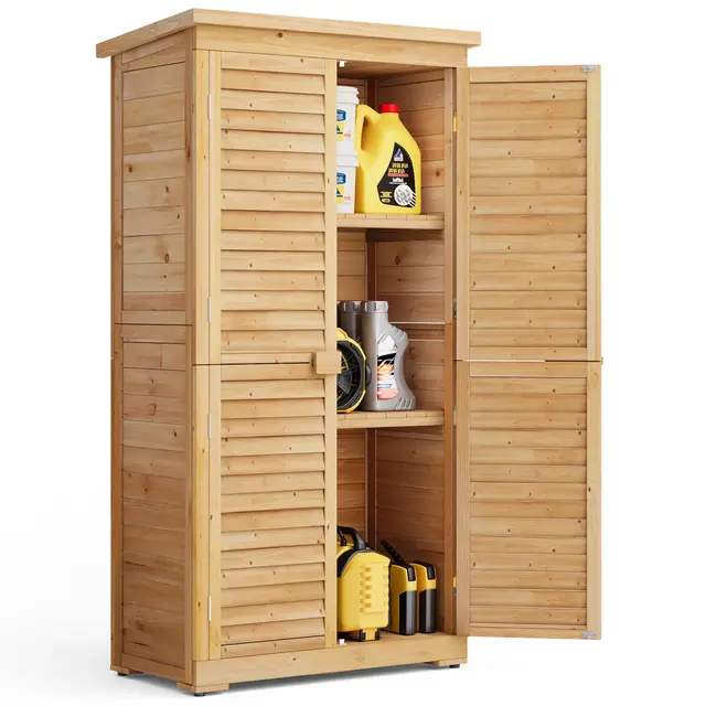 blishom cc30 gartenschrank holz 160 cm