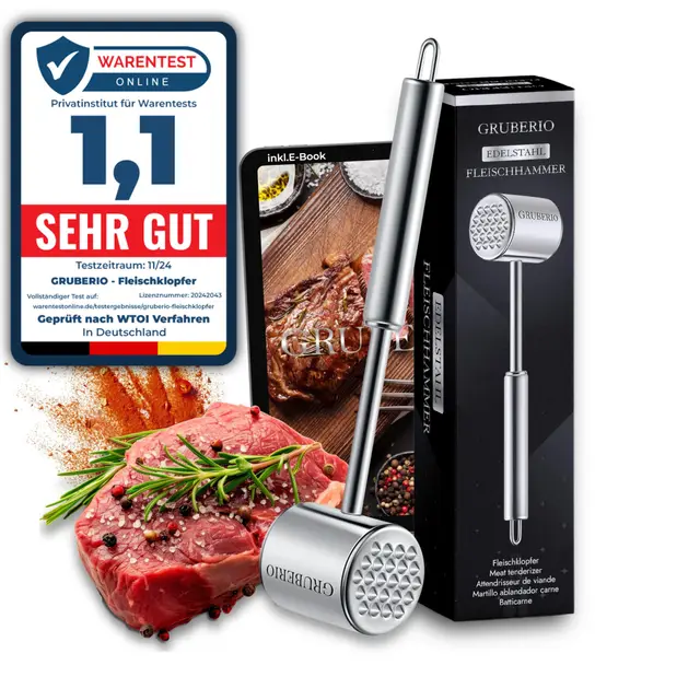 gruberio fleischklopfer mit rezepte
