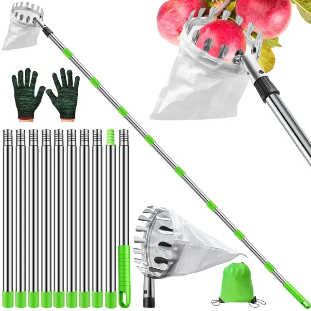 yadodo obstpflücker mit telescopstiel