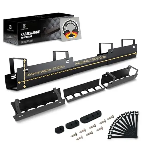 2goodz kabelwanne ausziehbar 84-122 cm
