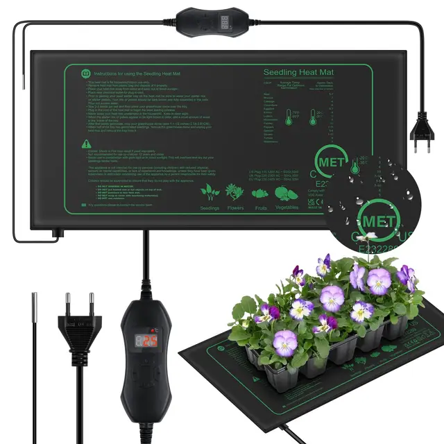 mojimdo 50w pflanzen heizmatte mit