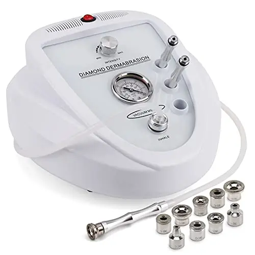 Professionelles Gesichtspeeling-Gerät, Diamant Mikrodermabrasions maschine und Saugwerkzeug, klinisches Mikrodermabrasionskit für Anti-Aging, fortgeschrittenes Gesichtsbehandlungssystem