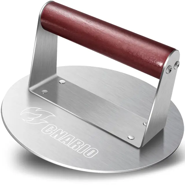 cnario burgerpresse edelstahl 16cm