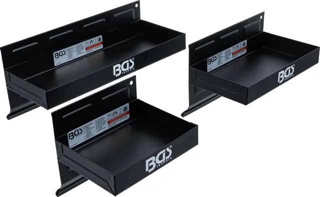 bgs 67150 magnet-ablagen-satz 3-tlg