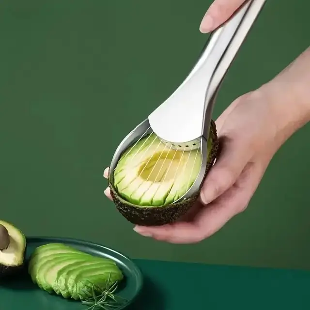 avocado stampfer kernentferner grün