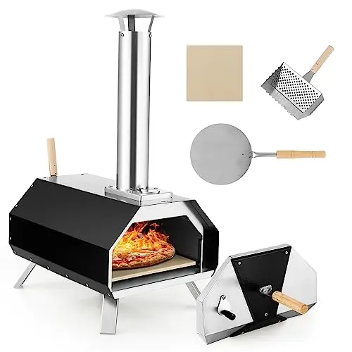 costway np10813 outdoor pizzaofen