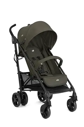 Joie brisk™ lx Buggy, leicht, flache Liegeposition, großer Korb, vorwärtsgerichtet, 5-Punkt-Gurt, Geburt bis 4 Jahre (0–22 kg), Sage