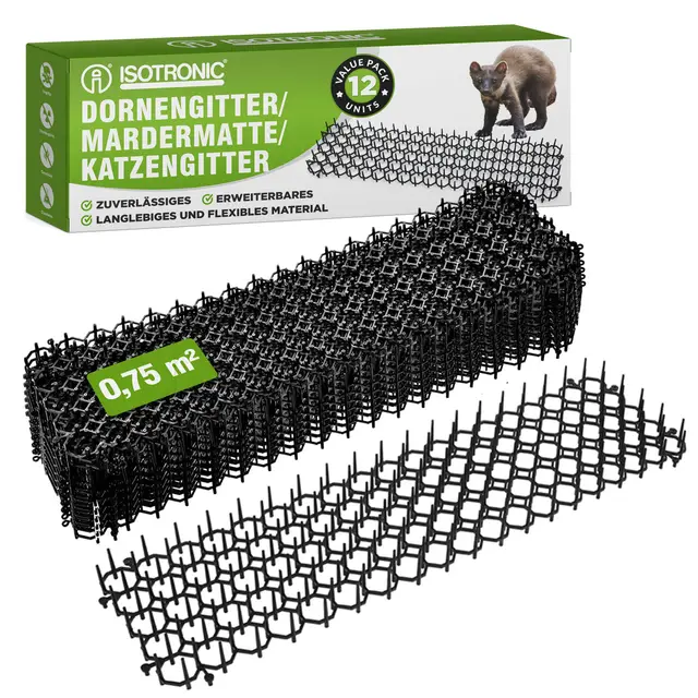 ISOTRONIC Dornengitter Tierabwehrmatte