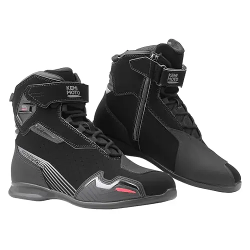 kemimoto motorradstiefel causal