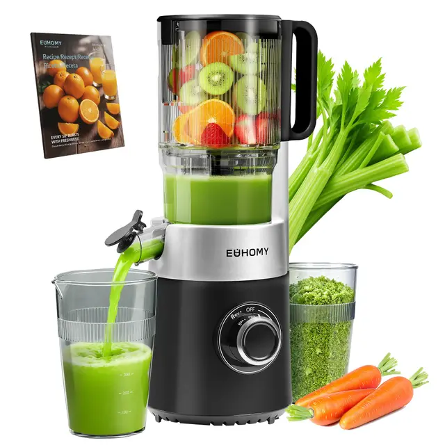 euhomy slow juicer entsafter 135mm