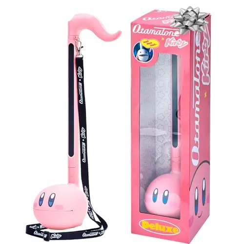 Otamatone Deluxe Kirby Elektronisches Musik Instrument Tragbar Digitale Musikinstrumente Synthesizer, Kinder Teenager Erwachsene, Spaß Coole Geburtstag Weihnachten Geschenk Spielzeug