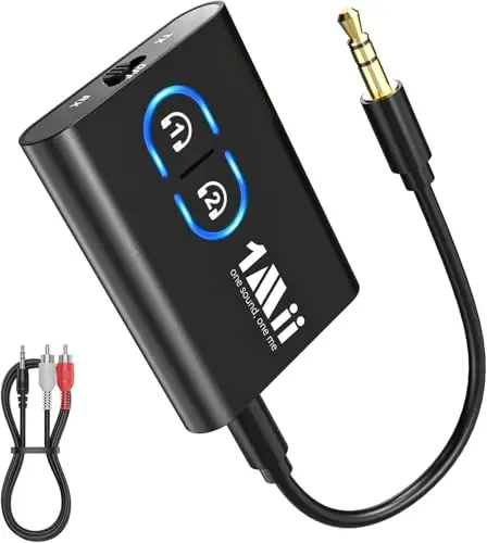 1Mii Bluetooth 5.3 Sender Empfänger 2-in-1 Audio-Adapter