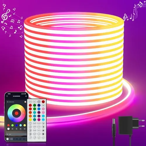 realky neon led strip 5m rgb