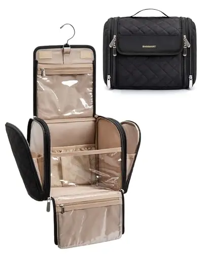bagsmart kosmetiktasche schwarz