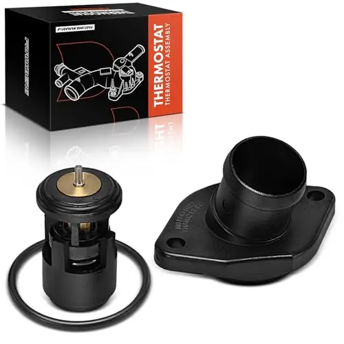 Frankberg Thermostat Kühlmittel Benzin Kompatibel mit Arosa 6H1 Ibiza II 6K1 B.o.r.a 1J2 Golf IV 1J1 Polo 6N1 6N2 L.u.p.o 6E1 6X1 Leon 1M1 Replace# 032121121J