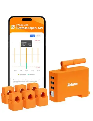 refoss em06p 3-phasen 6-kanal smart