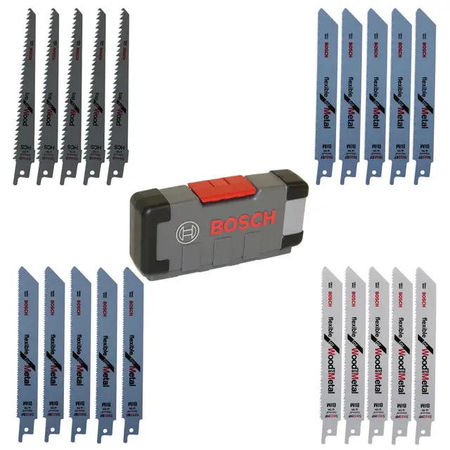 Bosch Professional 20-tlg. Säbelsägeblätter Set
