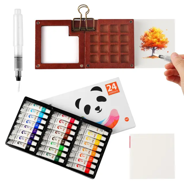 penchuan aquarell travel set 24 farben
