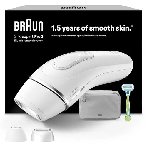braun silk-expert pro 3 ipl 3322 weiß