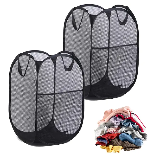 ydakguey pop-up wäschekorb 2er-set 75l