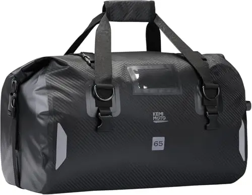 KEMIMOTO Motorrad Hecktasche 65L Gepäckrolle