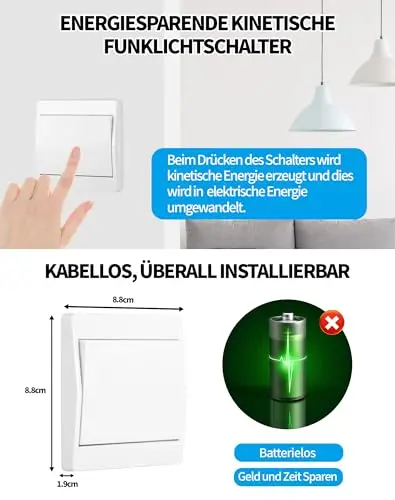 LAOYE Funklichtschalter mit Empfänger